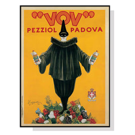 80cmx120cm Pezziol Padova Black Frame Canvas Wall Art KingsWarehouse 