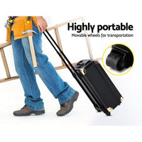 816pcs Tool Kit Trolley Case Mechanics Box Toolbox Portable DIY Set BK Tools > Tools Storage Kings Warehouse 