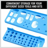 86Pc Wall Mounted Parts Storage Bins Tool Holder Rack Workshop Organiser Kings Warehouse 