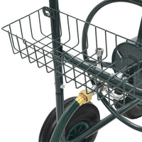 Garden Hose Trolley with 1/2" Hose Connector 75 m Steel
