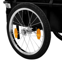 Bike Trailer/Hand Wagon 155x60x83 cm Steel Black