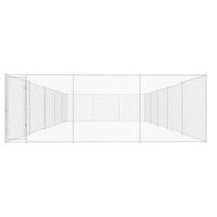 Outdoor Dog Kennel Galvanised Steel 950x570x185 cm