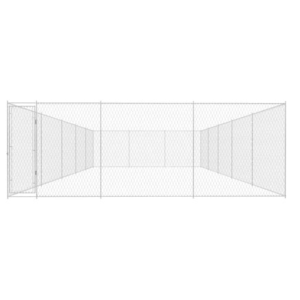 Outdoor Dog Kennel Galvanised Steel 950x570x185 cm