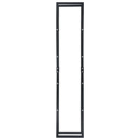 Firewood Rack Black 40x25x200 cm Steel