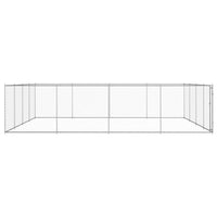 Outdoor Dog Kennel Galvanised Steel 760x760x185 cm