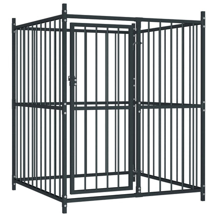 Outdoor Dog Kennel 120x120x150 cm