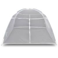 Camping Tent 200x150x145 cm Fiberglass White