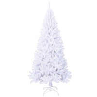 Artificial Christmas Tree with Thick Branches White 180 cm PVC