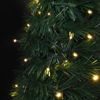 Pop-up String Artificial Pre-lit Christmas Tree Green 150 cm