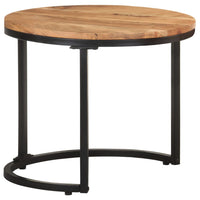 Side Tables 3 pcs Solid Acacia Wood