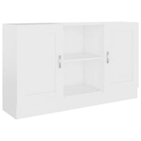 Sideboard White 120x30.5x70 cm Engineered Wood