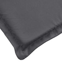 Sun Lounger Cushion Anthracite 200x50x3cm Oxford Fabric
