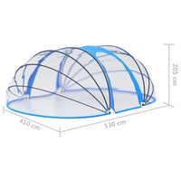 Pool Dome Oval 530x410x205 cm