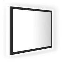 LED Bathroom Mirror Grey 60x8.5x37 cm Acrylic