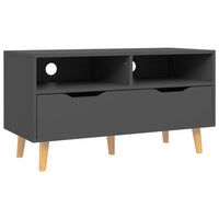 TV Cabinet Grey 90x40x48.5 cm Engineered Wood