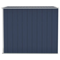 Wall-mounted Garden Shed Anthracite 118x194x178 cm Steel