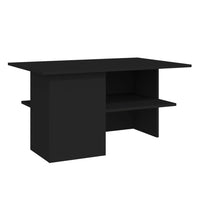 Coffee Table Black 90x60x46.5 cm Engineered Wood