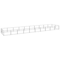 Dog Kennel Silver 20 m² Steel