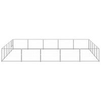 Dog Kennel Silver 25 m² Steel