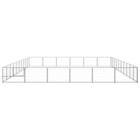Dog Kennel Silver 60 m² Steel