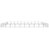 Dog Kennel Black 80 m² Steel