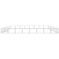 Dog Kennel Silver 64 m² Steel