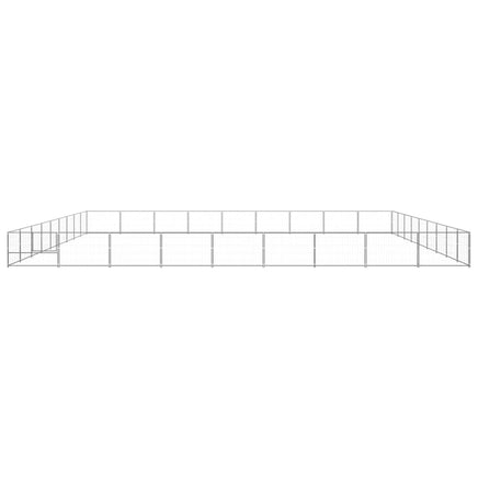 Dog Kennel Silver 81 m² Steel