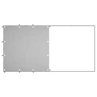Dog Kennel Silver 2.42 m² Steel