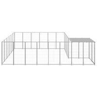 Dog Kennel Silver 12.1 m² Steel