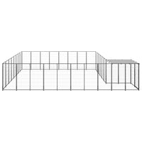 Dog Kennel Silver 20.57 m² Steel