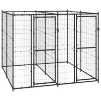 Outdoor Dog Kennel Steel 4.84 m²