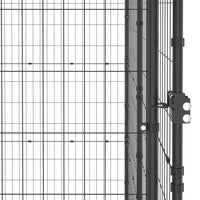 Outdoor Dog Kennel Steel 7.26 m²