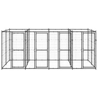 Outdoor Dog Kennel Steel 9.68 m²