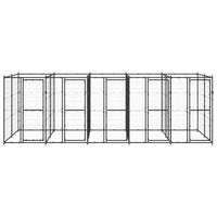 Outdoor Dog Kennel Steel 12.1 m²