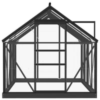 Glass Greenhouse Anthracite 155x200.5x191 cm Aluminium