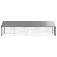 Outdoor Dog Kennel with Roof 600x200x150 cm