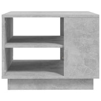 Coffee Table Concrete Grey 55x55x43 cm Engineered Wood
