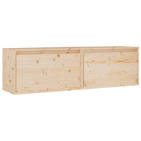 Wall Cabinets 2 pcs 60x30x35 cm Solid Wood Pine