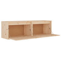 Wall Cabinets 2 pcs 60x30x35 cm Solid Wood Pine