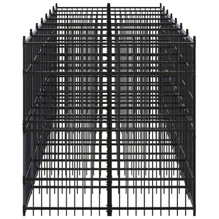 Outdoor Dog Kennel Steel 12.9 m²