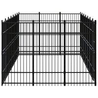 Outdoor Dog Kennel Steel 19.35 m²