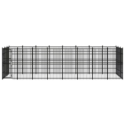 Outdoor Dog Kennel Steel 22.12 m²