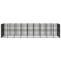 Outdoor Dog Kennel Steel 24.88 m²