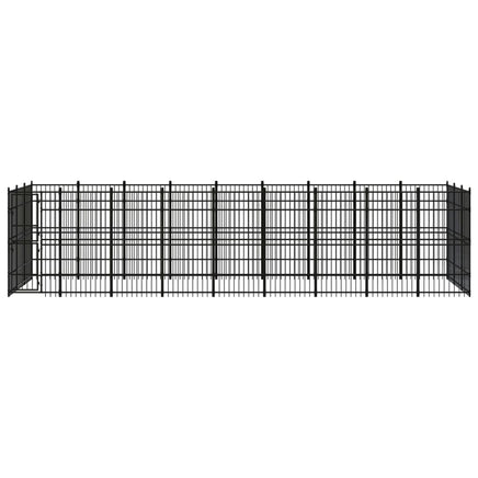Outdoor Dog Kennel Steel 24.88 m²