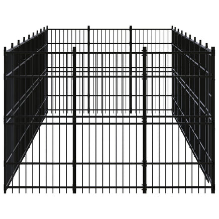 Outdoor Dog Kennel Steel 24.88 m²