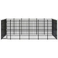 Outdoor Dog Kennel Steel 22.12 m²