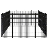 Outdoor Dog Kennel Steel 29.49 m²