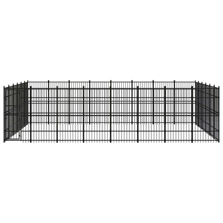 Outdoor Dog Kennel Steel 44.24 m²