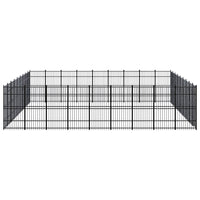 Outdoor Dog Kennel Steel 82.94 m²