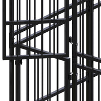 Outdoor Dog Kennel Steel 82.94 m²